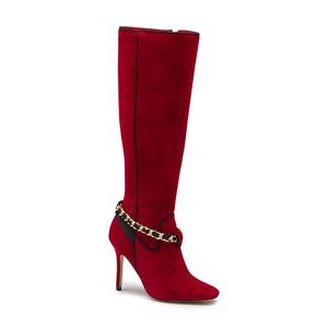 Karl Lagerfeld Maryam Tall Boot - Deep Red 8.5